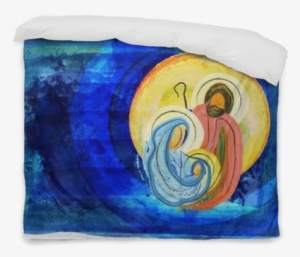 Christmas Religious Nativity Scene, Holy Family Abstract - Abstract Nativity Painting #31729