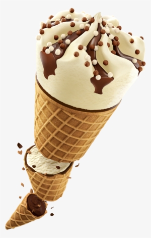 3d Mockup Of Ice Cream Hiperreal Created For Agency - Ice Cream Cone Psd #31798