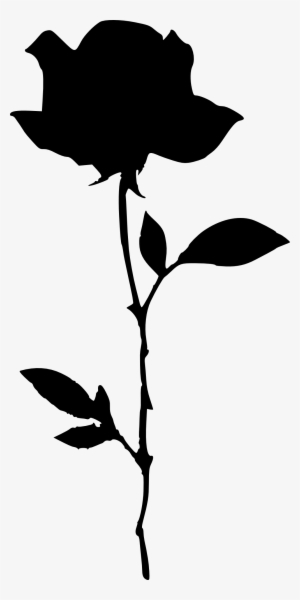 Png File Size - Flower Silhouette Transparent Background #31909