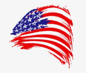 Bleed Area May Not Be Visible - American Flag Sketched #32199