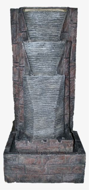 Indoor Outdoor Waterfall- Stone - Stone Waterfall Png #32541