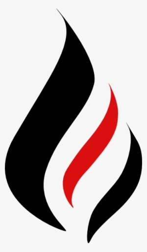 Black And Red Flame Clip Art At Clker - Flame Symbol #32607