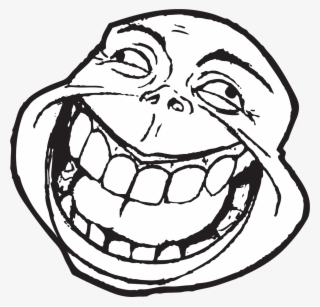 Troll Face Png Download - Thumbs Up Meme Face Png, Transparent Png
