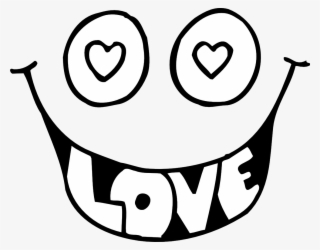 Googly Eyes Valentine Art Sheet Page Black White Line - Valentine's Day Black And White Clip Art #33146