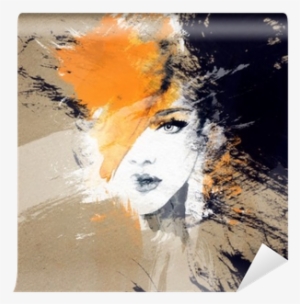 Woman Portrait - Abstract Watercolor Paintings Of Portraits #33165