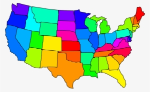 Usa Map Clipart - State Clipart #33955