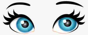 Blue Female Eyes Png Clip Art - Clipart Eyes Transparent Background #33981