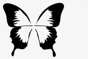 Watercolor Gifts, Silhouette, Mom Butterfly , Clipart - Black And White Butterfly Clip Art #34004