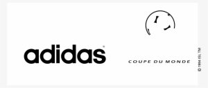 Adidas Logo Black And White - Adidas #34630