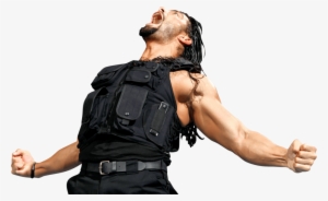 Celebrities - Roman Reigns Superman Punch Png #34741