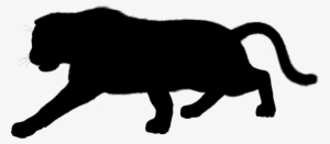 Black Panther Full Body Transparent Png - Panther Silhouette #34830