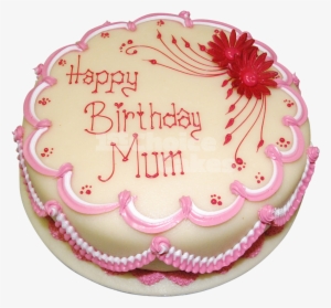 Cake Png Transparent - Happy Birthday Mum Cake #34833