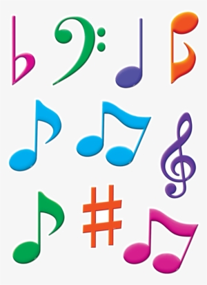 Tcr 5417 Musical Notes Cutouts Educators At Heart - Treble Clef #34853