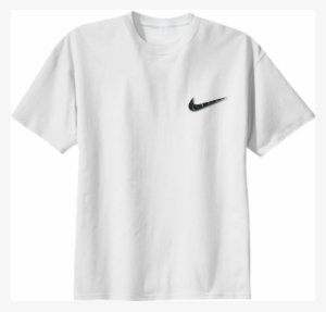 Shop Marble Nike Logo Cotton T Shirt By Seithen City - T Shirt #34917