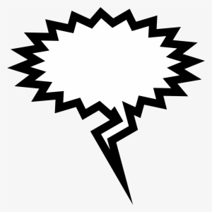 Drawing Scream Bubble On Canvas - Speech Bubbles #34960