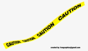 Share This Image - Yellow Caution Tape Png #34983