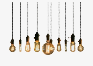 Vector Black And White Light Lights Lightbulb Tumblr - Light Bulb String Png #35030