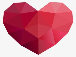 Heart Icon Low Poly #35634