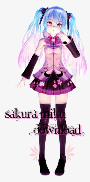 Watercolor Sakura Miku Download By Ichigimy - Mikumikudance #35676