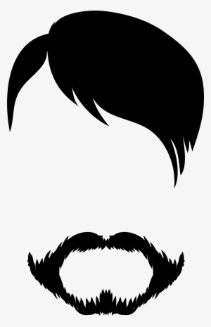 Male Hair And Beard Png Clip Art - Clipart Beard Png #35967