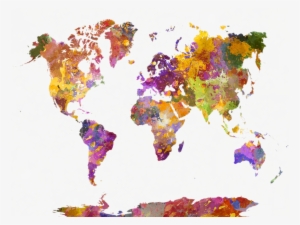 Transparent Maps Watercolor #36235