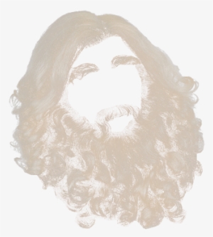 Father Christmas Beard And Hair Transparent Background - Santa Beard Transparent Background #36273