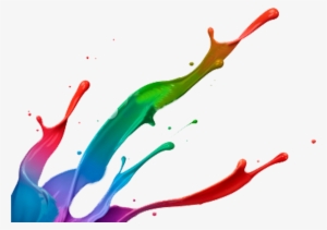 Water Splash Png Panda Free Images Clipart - Paint Gif Transparent Background #36640