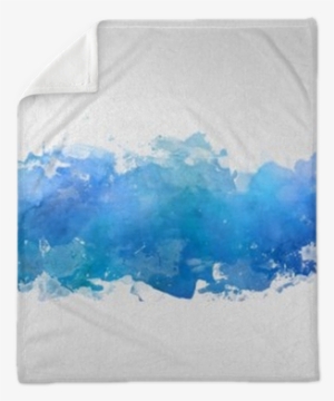 Artistic Blue Watercolor Splash Effect Template Plush - He's Alive Happy Easter #36725