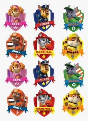 Paw Patrol With Names #37076