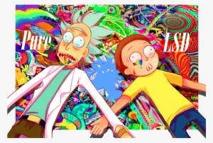 Rick And Morty Pure Lsd By Yoki-doki - Rick Y Morty Acid #37509
