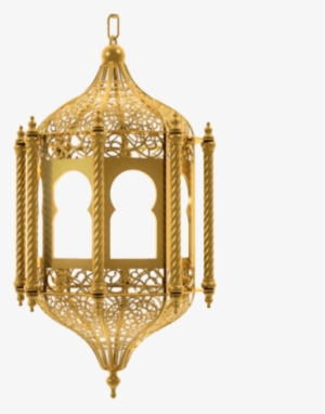 Free Png Ramadan Lamp Gold Png Images Transparent - Eid Mubarak Lamp Png #37587