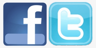 Facebook Logo And Twitter Logo Png Transparent Jpg - Facebook Y Twitter Jpg #37916