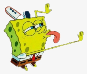 Spongebob Memes Licks - Spongebob Licking Sticker #37917
