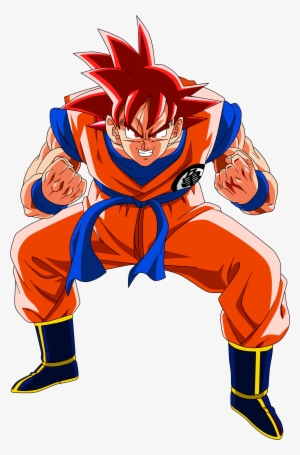 Ssj God Goku - Dbz Gt Ssj God Png #38269