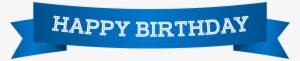Banner Png Clip Art Image Gallery Is - Happy Birthday Banner Blue #38322
