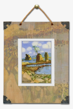 Watercolor Wood Wall Art - The Three Graces #38670