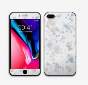 Lovely Watercolor Splash Skin For Your Laptop - Apple Iphone 8 Plus - Space Grey #38849