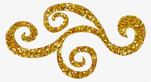 Svg Transparent Library Huge Freebie Download - Transparent Gold Glitter Swirls Png #39030