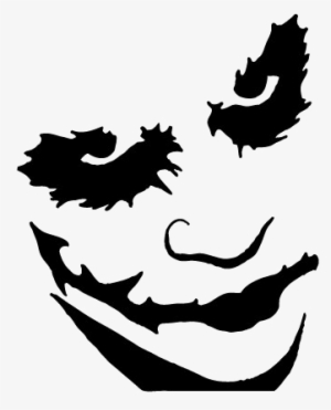 Batman Joker Png Pic - Joker Black And White Png #39344