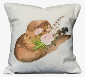 Watercolor Floral Cowboy Hat #39368