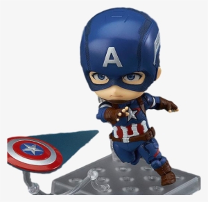 Captain America Cute 10 Cm Action Toy - Nendoroid Captain America: Hero's Edition #39566