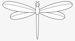 Dragonfly - Dragon Fly Clip Art Black And White - Free Transparent PNG ...