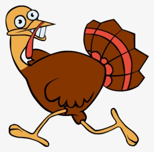Running Turkey Png Clip Black And White Download - Turkey Running Clip Art #300855