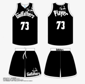 Godfathers Basketball Uniform By Jaythebrainmann On - Black Basketball Jersey Layout #300860