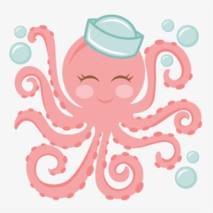 Cute Octopus Png Free Download - Miss Kate Cuttables Octopus #301070