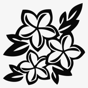 Drawing Flower Sampaguita - Flower Black And White Png #301550