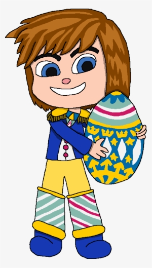 Eric Von Schweetz Holding A Easter Egg - Cartoon #301726