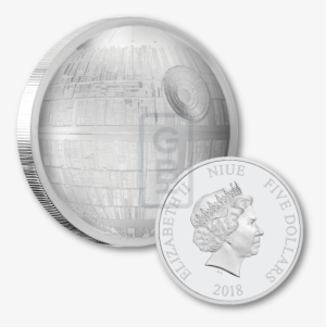 Silver Numis Star Wars-death Star Ultra High Relief #301758 Silver Numis Star Wars-death Star Ultra High Relief #301758