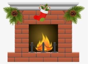 Transparent Fireplace Cliparts - Fireplace Clipart #301883