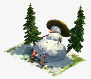 Lazy Snowman - Illustration #301996